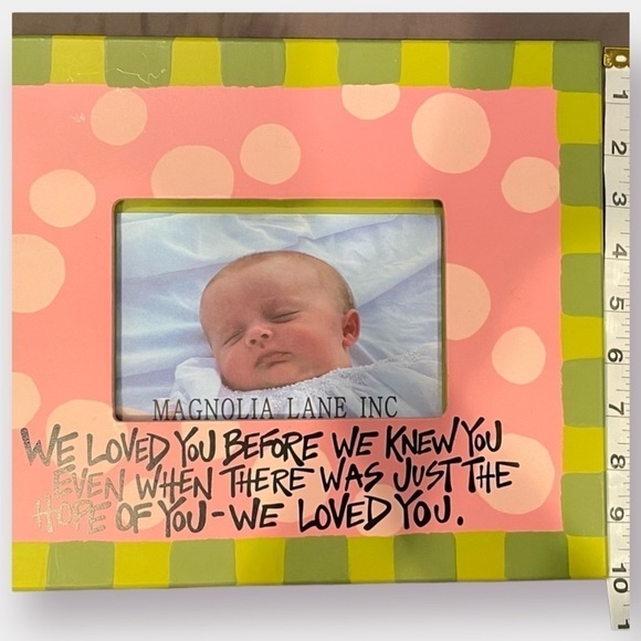 Frame Baby Toddler Infant Child Kid Pink Green Ultrasound - Picture 8 of 8